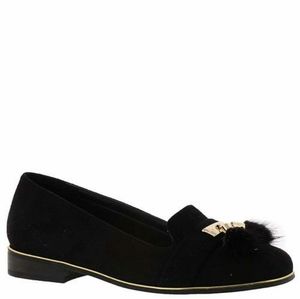 Black Velvet Tassel Loafer